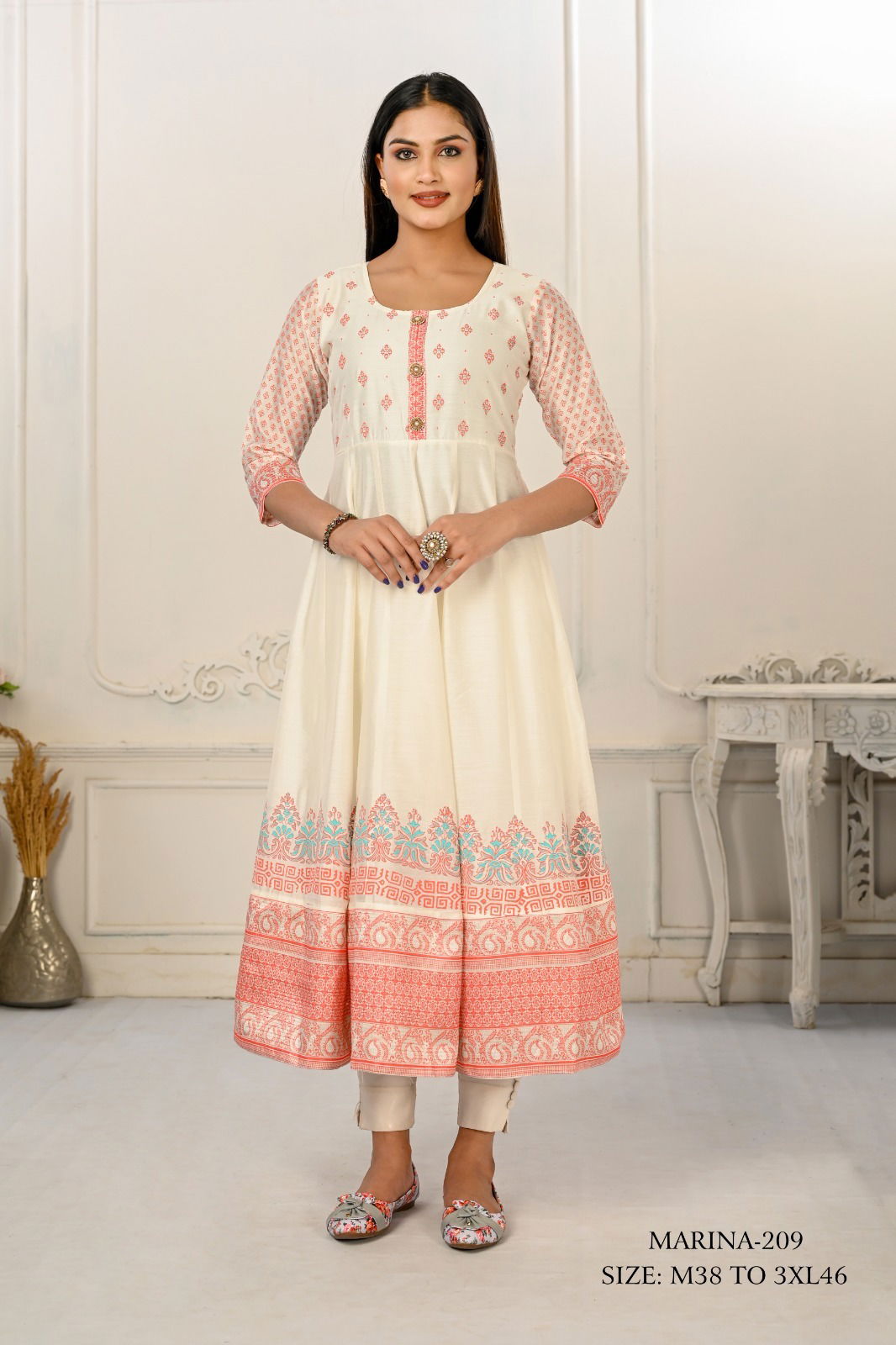 Marina By Jivora Cotton Printed Kurtis Catalog